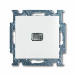 Изображение продукта Переключатель одноклавишный ABB Basic55 10A 250V с подсветкой альпийский белый 