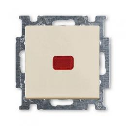 Изображение продукта Переключатель одноклавишный ABB Basic55 10A 250V с подсветкой слоновая кость 