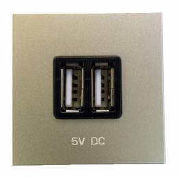 Изображение продукта Розетка 2хUSB ABB Zenit шампань 
