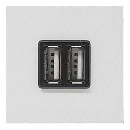Изображение продукта Розетка 2xUSB ABB Zenit альпийский белый 