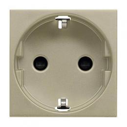 Изображение продукта Розетка ABB Zenit с/з 16A 250V со шторками винтовой зажим шампань 
