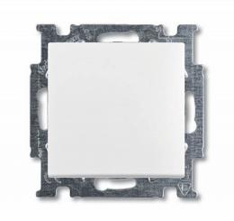 Изображение продукта Выключатель кнопочный одноклавишный ABB Basic55 10A 250V альпийский белый 