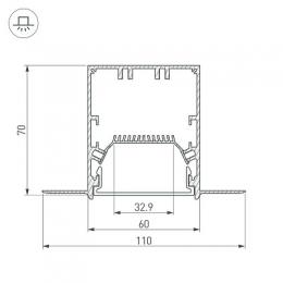 Коннектор угловой Arlight SL-Linia55-Fantom-135  - 3