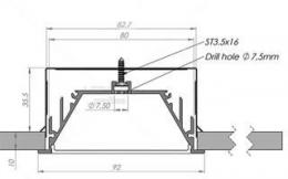 Пластина монтажная Arlight Alu-Power-RW80F  - 2