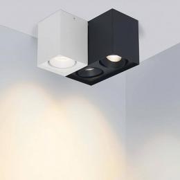 Потолочный светодиодный светильник Arlight SP-Cubus-S100x100WH-11W Warm White 40deg  - 3
