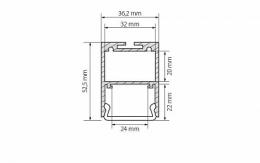 Профиль Arlight ARH-LINE-3750A-2000 ANOD  - 2