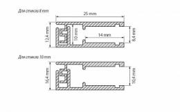 Профиль Arlight KLUS-GLASS-810-2000 ANOD  - 5