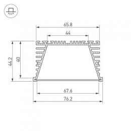 Профиль Arlight KLUS-POWER-RW70F-2000 ANOD  - 3
