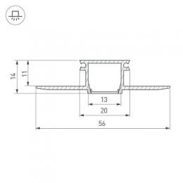 Профиль Arlight PDS-F-HIDE-2000  - 3