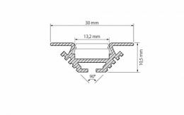 Профиль Arlight PHS-V-2000 ANOD  - 2