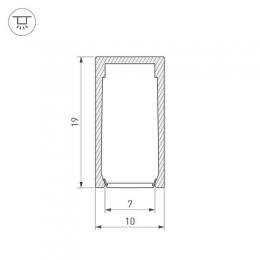 Профиль Arlight PIK-1019-2000 ANOD  - 2