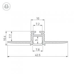 Профиль Arlight Pik-F-Hide-2000  - 2