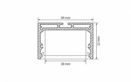 Профиль Arlight SL-LINE-4932-2000 ANOD  - 2