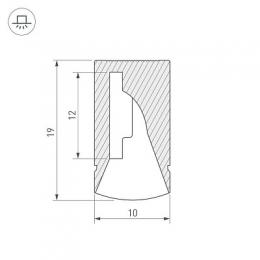 Профиль Arlight WPH-FLEX-Н18-10m White  - 4