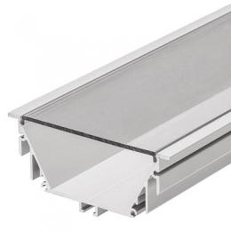 Изображение продукта Профиль с экраном Arlight ALU-POWER-RW80F-2000ANOD+CLEAR-P 