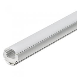 Изображение продукта Профиль с экраном Arlight ALU-ROUND-2000 ANOD+FROST 