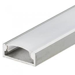 Изображение продукта Профиль с экраном Arlight ALU-WIDE-H8-2000 ANOD+FROST 