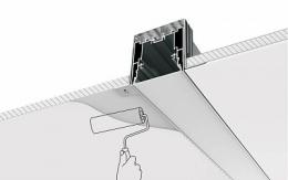 Профиль с экраном Arlight S2-LINE-7977-2500 ANOD+OPAL  - 2