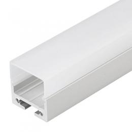 Изображение продукта Профиль с экраном Arlight SL-LINE-2011M-2500 ANOD+OPAL SQUARE 