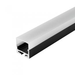 Изображение продукта Профиль с экраном Arlight SL-LINE-2011M-2500 BLACK+OPAL SQUARE 