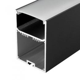 Изображение продукта Профиль с экраном Arlight SL-LINE-4970-2500 BLACK+OPAL 