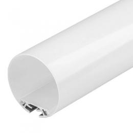 Изображение продукта Профиль с экраном Arlight SL-ROUND-D60-2500 ANOD+OPAL 