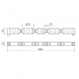Прожектор светодиодный Arlight 18W 3000K AR-FLB-Flex-1000-18W-220V Warm 30deg  - 4