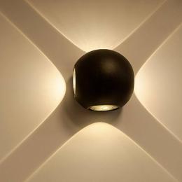 Уличный настенный светодиодный светильник Arlight LGD-Wall-Orb-4B-8W Warm White  - 4