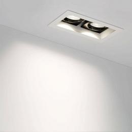Встраиваемый светодиодный светильник Arlight CL-Kardan-S180x102-2x9W White  - 5
