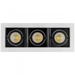 Встраиваемый светодиодный светильник Arlight CL-Kardan-S260x102-3x9W Warm  - 2