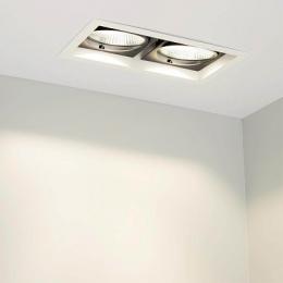 Встраиваемый светодиодный светильник Arlight CL-Kardan-S283x152-2x25W Warm3000  - 6