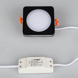 Встраиваемый светодиодный светильник Arlight LTD-80x80SOL-BK-5W Warm White  - 4