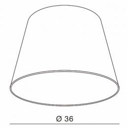 Абажур Azzardo Shade ZF 36  - 2