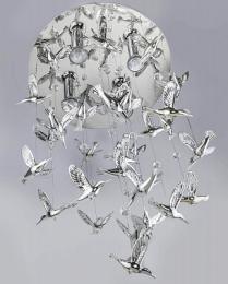 Каскадная люстра Azzardo Birds  - 3