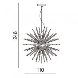 Плафон Azzardo Sirius Stick 110  - 2