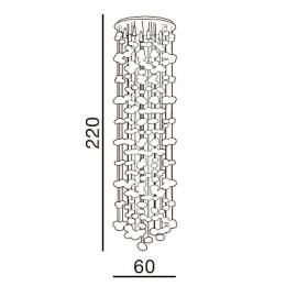 Подвесная люстра Azzardo Luvia 220 XXL  - 2