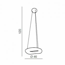 Подвесной светильник Azzardo Donut Pendant 46 CCT  - 2