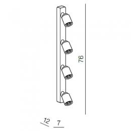 Спот Azzardo Tomi 4 PR  - 2