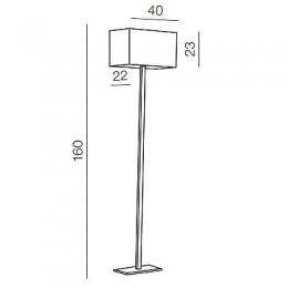 Торшер Azzardo Martens floor lampbody  - 3