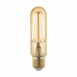 Изображение продукта Лампа светодиодная филаментная диммируемая Eglo E27 4W 1700К золотая 
