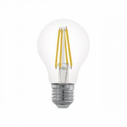 Изображение продукта Лампа светодиодная филаментная диммируемая Eglo E27 6W 2700К прозрачная 
