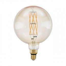 Изображение продукта Лампа светодиодная филаментная диммируемая Eglo E27 8W 2100К янтарь 