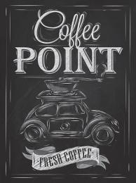 Изображение продукта Картина на мдф Ekoramka 30x40 COFFEE POINT 