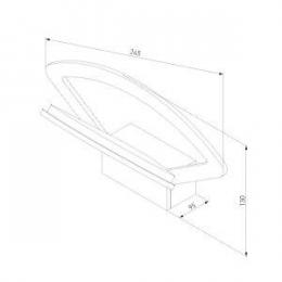 Бра Elektrostandard Pavo MRL LED 1009  - 3