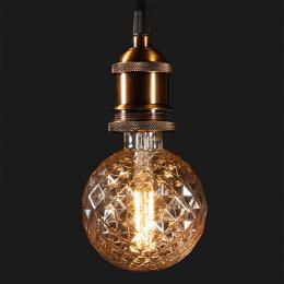 Лампа светодиодная Elektrostandard E27 4W 2700K золотистая  - 2