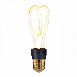 Лампа светодиодная филаментная Elektrostandard E27 4W 2400K прозрачная  - 2
