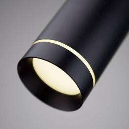 Подвесной светодиодный светильник Elektrostandard DLR023 12W 4200K черный матовый  - 3