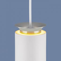 Подвесной светодиодный светильник Elektrostandard DLS021 9+4W 4200К белый матовый/серебро  - 4