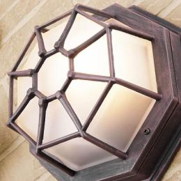 Уличный настенный светильник Elektrostandard Telarana GL 1023D капучино  - 4