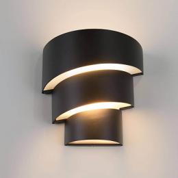Изображение продукта Уличный настенный светодиодный светильник Elektrostandard 1535 Techno LED Helix черный 